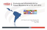 Evolución de la Economía de los Países Miembros de … EJECUTIVA FIIC 2011-2012.pdf · Venezuela Argentina México Brasil PIB Construcción: ... solucionados los problemas de ...