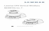 Lewmar CPX Vertical Windlass 66300104 Iss. 7 · Cuando todos los agujeros se han hecho, retire la plantilla. Para ayudar a evitar la absorción de agua por la cubierta, aplicar un