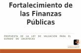 Fortalecimiento de las Finanzas Públicas · Operación de una vivienda nueva en el municipio de Zacatecas Daño al las Finanzas del Municipio por $ 11,240.23