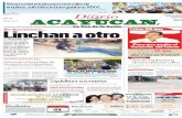 $5.00 PESOS Miércoles 04 de Acayucan Año 15 … · como Día Internacional de los Trabajadores. (Hace 149 años) Año 15 Miércoles 04 de Mayo de 2016 Acayucan ... Multitudinario