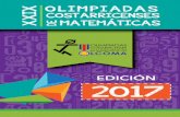 EDICIÓN - olcoma.comolcoma.com/images/OLCOMA-2017.pdf · la resolución de ejercicios novedosos de matemática, así como reforzar los conocimientos en esta materia por parte de