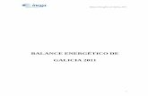 Balance energético de Galicia 2011, castellano - inega.gal · Balance Energético de Galicia ... el consumo de biomasa para uso térmico en los ... Este estudio se irá actualizando