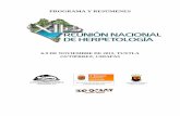 PROGRAMA Y RESÚMENES - Sociedad …sociedadherpetologicamexicana.org.mx/wp-content/uploads/2016/02/... · Universidad Icesi, Colombia . XII Reunión Nacional de Herpetología, 6-9