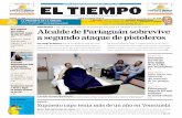 INSEGURIDAD > Alcalde de Pariaguán sobrevive a …media.eltiempo.com.ve/EL_TIEMPO_VE_web/25/diario/docs/... · de los pasajes >> 4 SAN TOMÉ > Pdvsa prevé ... Bolívar se refirió
