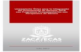 Lineamiento Único para la integración del Presupuesto de …coepla.zacatecas.gob.mx/wp-content/uploads/2018/02/LINEAMIENTO... · junio 2017, se desarrolló un taller de capacitación