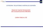 CÁTEDRA TELEFÓNICA MÓVILES ESPAÑA Hacia la …telefonicamoviles.gio.etsit.upm.es/catedra/wp-content/uploads/2009/... · WIMAX. 802.16-2004. ... • Cobertura –Los objetivos