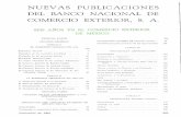 NUEVAS PUBLICACIONES DEL BANCO NACIONAL DErevistas.bancomext.gob.mx/rce/magazines/736/10/RCE10.pdf · Ganado vacuno . .. ..... . Azufre ... Programación industrial Pdg, 106 111 118