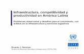 Infraestructura, competitividad y productividad en América ... · División de Recursos Naturales e ... La conectividad externa en América Latina comparada con regiones de ... América