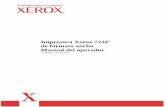 Impresora Xerox 721P de formato ancho Manual del …download.support.xerox.com/pub/docs/xes_721copy/... · IMPRESORA XEROX 721P DE FORMATO ANCHO – MANUAL DEL OPERADOR v Notas de