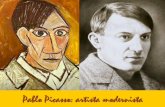 Pablo Picasso: artis - blog.ac-versailles.frblog.ac-versailles.fr/espanolpompidou/public/Picasso/presentation... · En los últimos 30 años de su vida, Picasso empleó una mezcla