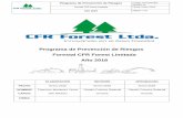 Programa de Prevención de Riesgos Forestal CFR … · Programa de trabajo conjunto con IST 2018 ..... 22 Certificado de Afiliación a Mutualidad ...