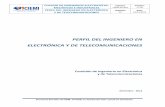 PERFIL DEL INGENIERO EN ELECTRONICA - … Ingeniero... · 4.1 Sistemas de comunicación y telecomunicación 6 4.2 Computación y sistemas informatizados 7 4.3 Sistemas de control