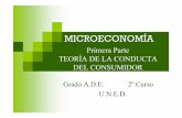 Primera Parte TEORÍA DE LA CONDUCTA DEL …horarioscentros.uned.es/.../543472/microeconomiaresumencap2.pdf · La teoría de las preferencias , que se inserta dentro de la teoría