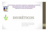 DIURÉTICOS - farmavetadistancia.files.wordpress.com · De eficacia ligera Clasificación de los diuréticos. Sitios de acción de los diuréticos. MECANISMOS DE ACCIÓN •Bloqueo