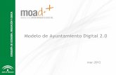 Modelo de Ayuntamiento Digital 2 - Junta de Andalucía · hacia el nuevo modelo de gobierno electrónico ... – Búsqueda avanzada de expedientes – Gestión de caducidades de fases
