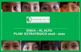 ENDA EL ALTO PLAN ESTRATÉGICO 2016 - 2020 · proyectos de desarrollo enmarcados en el respeto a los derechos de ... su proyecto de vida y plan de estudios y ... sienten que Enda