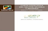 Carta Específica Sector Mueble y Madera - Mar de …mardepinares.es/wp-content/uploads/2011/12/muebleymadera.pdf · Carta Específica: Sector Mueble y Madera 1.- REGULACIÓN 1.1
