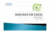 MCSE MCT - dbmanagement.infodbmanagement.info/Microsoft/Macros-VBA-en-Excel-2003-y-2007_MS... · incrementar las prestaciones de Excel. Las macros se escriben en lenguaje de programación