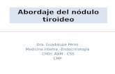 Abordaje del nódulo tiroideo - grupomedicopanama.comgrupomedicopanama.com/uploads/sesion-3-parte-1.pdf · microlobulados •Flujo intranodular •Más altos que anchos AACE/AME/ETA