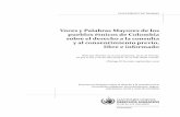 Voces y Palabras Mayores de los pueblos étnicos de … · 2016-06-19 · Alto Comisionado de las Naciones Unidas para los Derechos Humanos, ... aspiraciones y propuestas de los pueblos