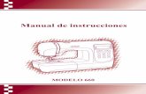 Manual de instrucciones - A.J.Pinto · CÓMO COSER PUNTADAS DE SATÉN ... La lámpara de costura se encenderá cuando el interruptor esté en posición de encendido. Para apagar la