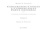 Contratos Civiles y Comerciales Parte General · Stiglitz, Rubén Saúl Contratos Civiles y Comerciales. Parte general - 2ª ed. actualizada y ampliada - Buenos Aires: La Ley, 2010.