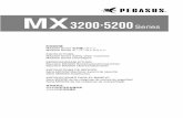 MX 3200 5200 Series - 2kltd.com2kltd.com/PDF/Instructions/MX_Series_I.pdf · estrictamente, para de esa forma evitar daños en la ... 5.Posición de los letreros avisadores de peligro