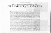 GILBERTO OWEN - Revista de la Universidad de México · ... la crónica de la boda del señor ... riosa necesidad de orden y medida. ... la que Owen no dejará de rendir culto ni