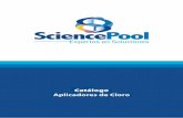Catálogo Aplicadores de Cloro - sciencepool.com.mx · * Si mezcla AquaPure + AquaLink, cambiar APUREM por uno de los centros de carga de abajo. Se pueden instalar varios sistemas