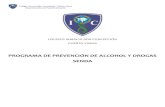 PROGRAMA DE PREVENCIÓN DE ALCOHOL Y …icpv.cl/descargas/Program Prevención de Drogas.pdfI.- PRESENTACIÓN DEL PROGRAMA En la actualidad, el problema del consumo de drogas y alcohol