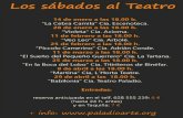 03(/*;/ $0-#03fundacioncajaruraldesegovia.es/wp-content/uploads/2017/01/cartel... · en el telf. 62 Los sábados al Teatro 14 de enero a las 18.00 h. "La Cebra Camila" Cía. Escenoteca.
