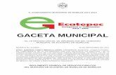 GACETA MUNICIPAL - ecatepec.gob.mx N°. 18 REGLAMENTO... · Ambiente, la Ley General de Salud, el Código para la Biodiversidad del Estado de México, la Ley Orgánica Municipal del
