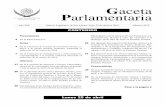 Gaceta Parlamentariagaceta.diputados.gob.mx/PDF/63/2016/abr/20160425.pdf · semestral de actividades correspondiente al periodo 13 de octubre de 2015-29 de febrero de 2016 De la diputada