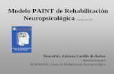 Modelo PAINT de Rehabilitación Neuropsicológica · Terapia individual y de 3 o 4 pacientes Rehabilitación multifactorial MODELO PAINT Rehabilitación ... Memoria visual-verbal