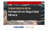 Importancia de la formación en Seguridad Mineraconfedem.com/wp-content/uploads/2016/09/04-CARAC_GarciaMenendez.pdf · Las características del equipo ... preventiva para el desempeño