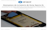 Reemplazo de la batería de Sony Xperia ZL - ifixit-guide-pdfs.s3 ... · reparación relativamente fácil y sencillo. Escrito por: Mark ... Observe la cantidad de adhesivo está sosteniendo