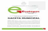 Bando Municipal ok - H. Ayuntamiento de Ecatepec de Morelos Municipal ok.pdf · de la direcciÓn jurÍdica y consultiva capÍtulo xvi de la direcciÓn de comunicaciÓn social capÍtulo