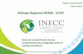 Diálogo Regional MAIN - CCAPccap.org/assets/UInclan-INECC-INDCs_LACDialogue2016.pdf · Diálogo Regional MAIN ... La línea base de México se deriva de las sumas de las distintas