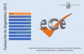 Evaluación de diagnóstico 2013 - EDUCARMservicios.educarm.es/templates/portal/ficheros/websDinamicas/169/... · 2010/11 • Matemática ... Características de la prueba. ... alumnos