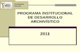 PROGRAMA INSTITUCIONAL DE DESARROLLO ARCHIVÍSTICOtransparencia.df.gob.mx/work/sites/vut/resources/LocalContent/1667/... · Contraloría General Eje temático 3 Capacitación y desarrollo