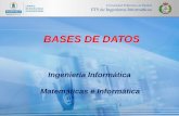 BASES DE DATOSocw.upm.es/lenguajes-y-sistemas-informaticos/acceso-a... · 2017-03-13 · BASES DE DATOS Acceso a Bases de datos en Java . DIAPOSITIVA 2 BASES DE DATOS Contacto con
