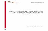 Sistematización de percepciones de mujeres indígenas del ...infoindigena.servindi.org/attachments/article/470/2016-GIZ-L... · Percepciones de mujeres indígenas del Ecuador sobre