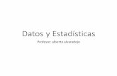 Datos y estasdística - tecnotematica.files.wordpress.com · Aplicaciones en los negocios y en la economía • Contabilidad ... estadística como guía para sus recomendaciones de