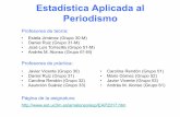 Estadística Aplicada al Periodismo - est.uc3m.es · • Newbold, P. (2001) Estadística para los Negocios y la Economía, Editorial Prentice-Hall, Madrid. • Martín Pliego, F.J.