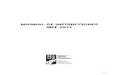 Manual de instrucciones IRPF 2011 - Hasiera - Bizkaia.eus · Reproducción del impreso IRPF 2011 ... escala gravamen Cuota íntegra correspondiente a la base liquidable general Renta