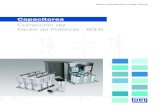 Capacitores - WEGcatalogo.weg.com.br/files/wegnet/4-17725.pdf · conexión de los capacitores individualmente y capa de protección antifuego ... agrupamiento de conductores agregar