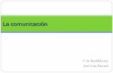 La comunicación - Junta de Andalucía · Factores de la comunicación Importancia del CONTEXTO: Se distingue: - Contexto lingüístico. - Contexto de la comunicación Situación:
