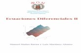 Ecuaciones Diferenciales II - UCM-Departamento de Física ...jacobi.fis.ucm.es/metodos/pdf/PIE/Notas de clase/Ecuaciones... · dinámica de medios continuos o la relatividad general,
