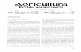 Agricultura revista agropecuaria, ISSN: 0002-1334 · tados bastante diferentes de los pronósticos que so- ... can la solidez que requieren, ... sejable con plantas con resistencia
