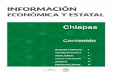 Contenido - gob.mx · estado de Chiapas contaba en 2012 con una longitud carretera de 22,976 km, 567.7 km de vías férreas, un puerto considerado como de altura, cuya actividad preponderante